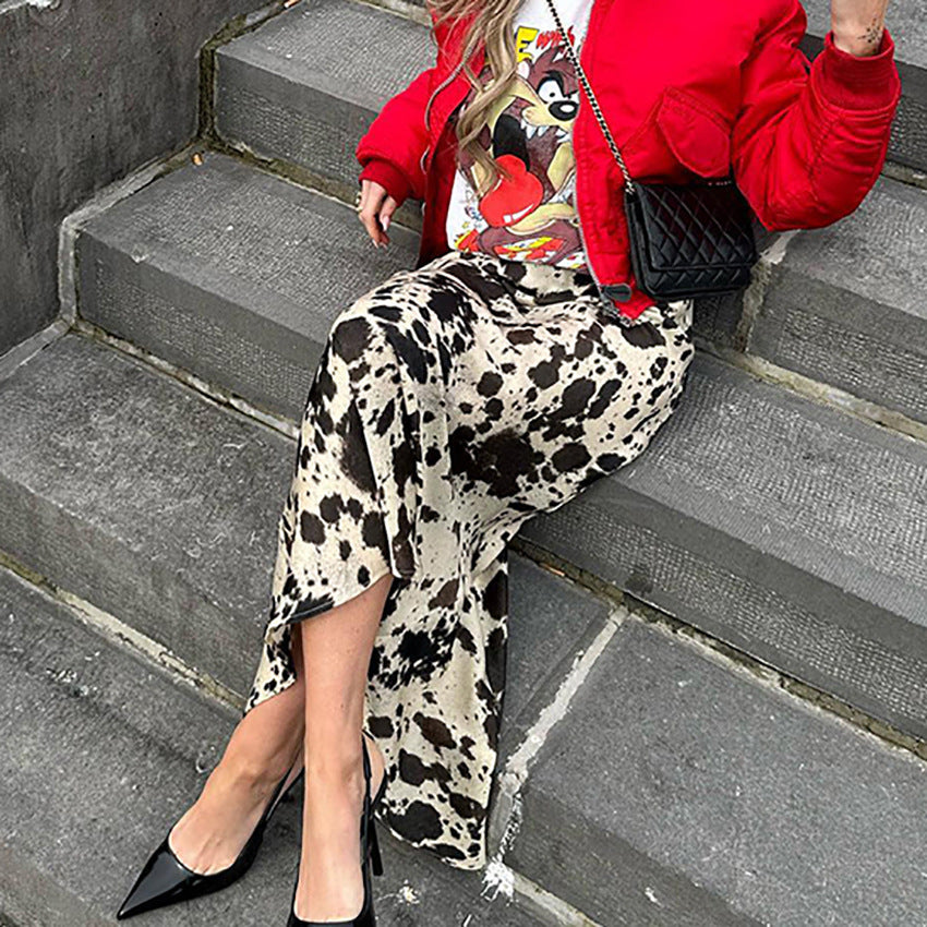 TRENDY PRINTED SKIRT