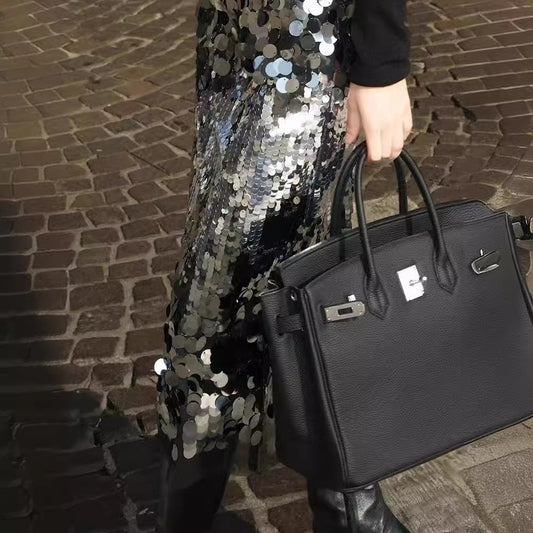 DEGRADE SEQUINS SKIRT