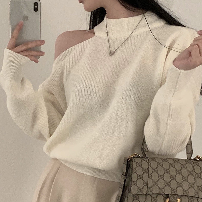 SHOULDER BARING SWEATER