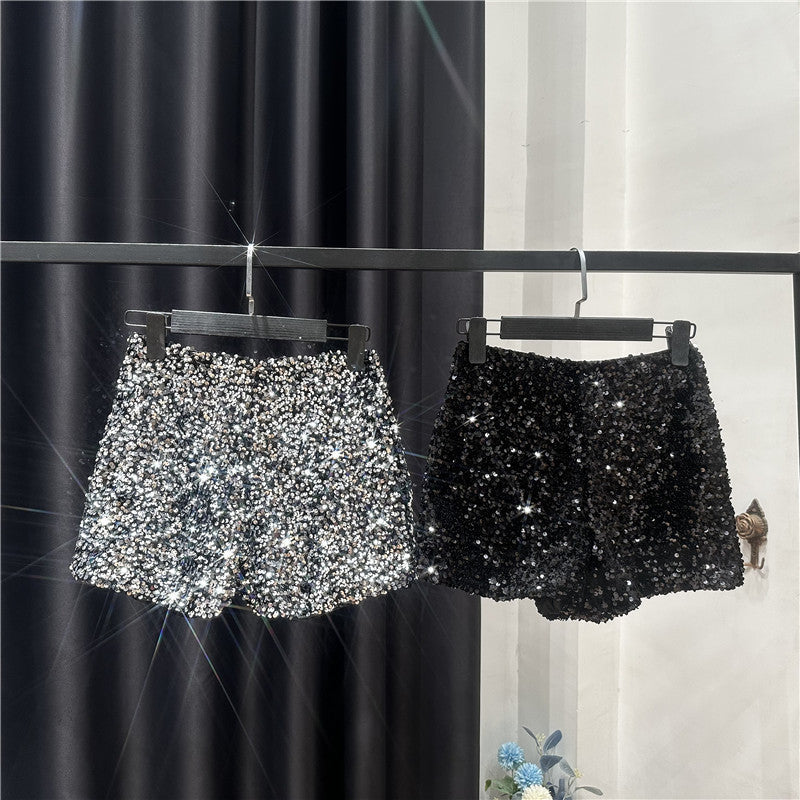 HOT SEQUINS MICRO PANTS