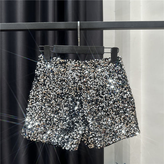 HOT SEQUINS MICRO PANTS
