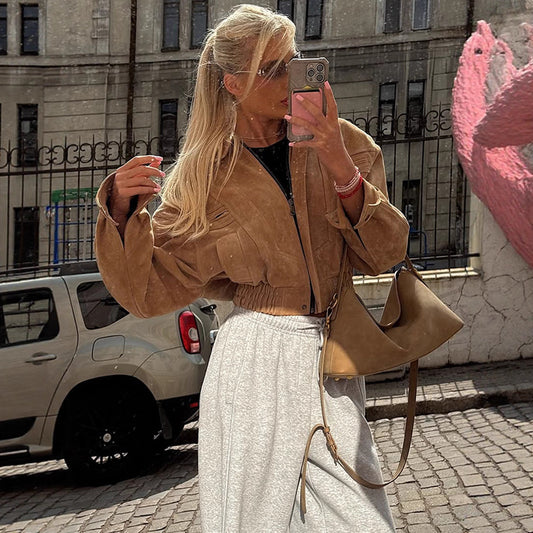 COOL JACKET SUEDE STYLE