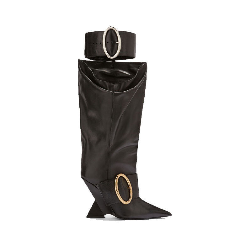 TRENDY POINTED BOOTS